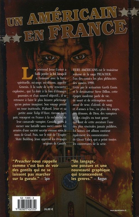 Aperçu de l'album Preacher tome 3 - Fiers Américains