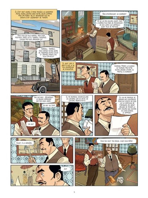 Aperçu de l'album Agatha Christie tome 9 - Hercule Poirot - Le crime du golf