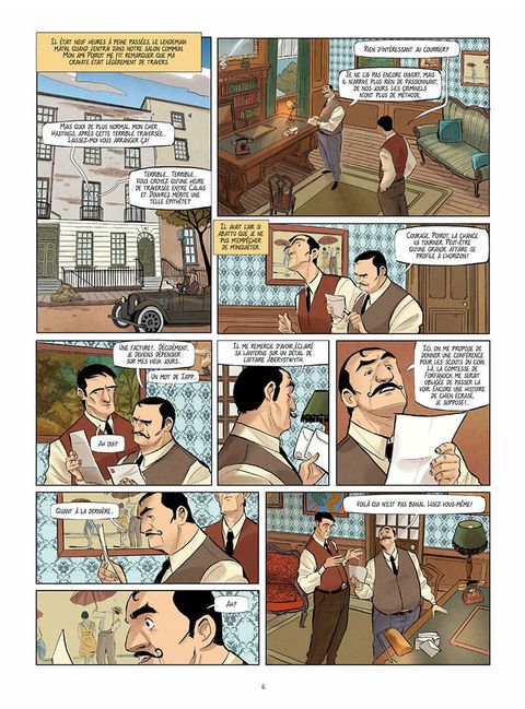 Aperçu de l'album Agatha Christie tome 9 - Hercule Poirot - Le crime du golf