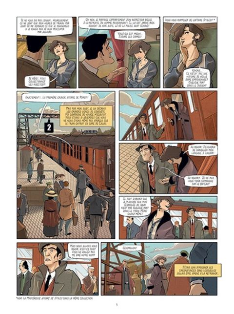 Aperçu de l'album Agatha Christie tome 9 - Hercule Poirot - Le crime du golf