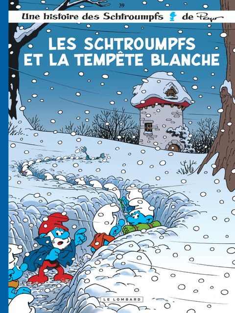 Couverture de l'album Les Schtroumpfs et la tempête blanche