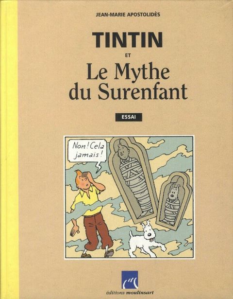 Couverture de l'album Tintin et le mythe du surenfant