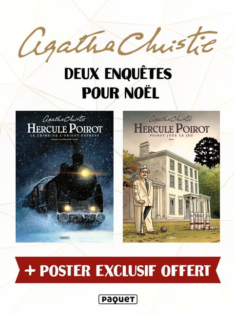 Couverture de l'album ECRIN H.POIROT - LE CRIME DE L'ORIENT EXPRESS