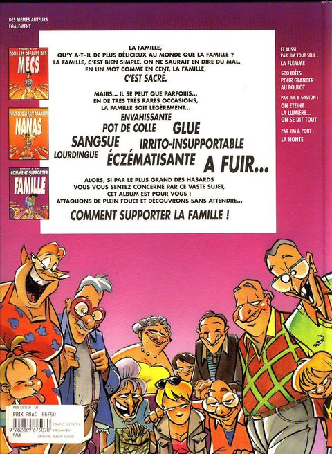 Aperçu de l'album Jim (Divers) tome 4 - Comment Supporter la Famille