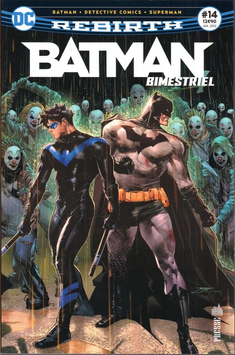 Couverture de l'album batman rebirth (bimestriel)