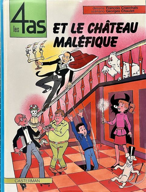 Couverture de l'album Les 4as et le Château Maléfique