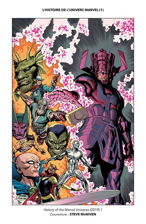 Aperçu de l'album L'Histoire de l'Univers Marvel - L'histoire de l'univers Marvel