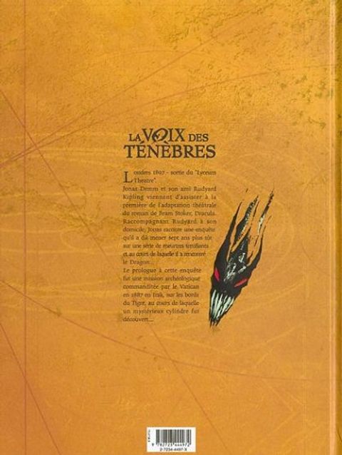 Aperçu de l'album La voix des Ténèbres tome 1 - Le cylindre