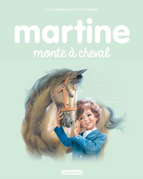 Couverture de l'album Martine monte à cheval