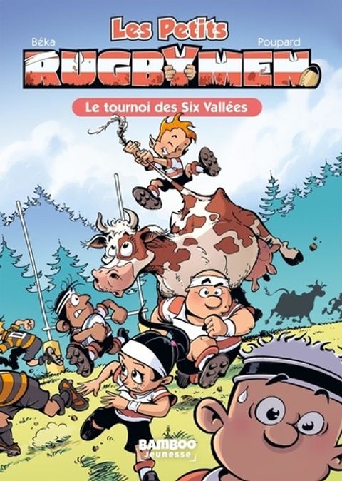 Couverture de l'album Les Petits Rugbymen tome 4 - Le tournoi des six vallées