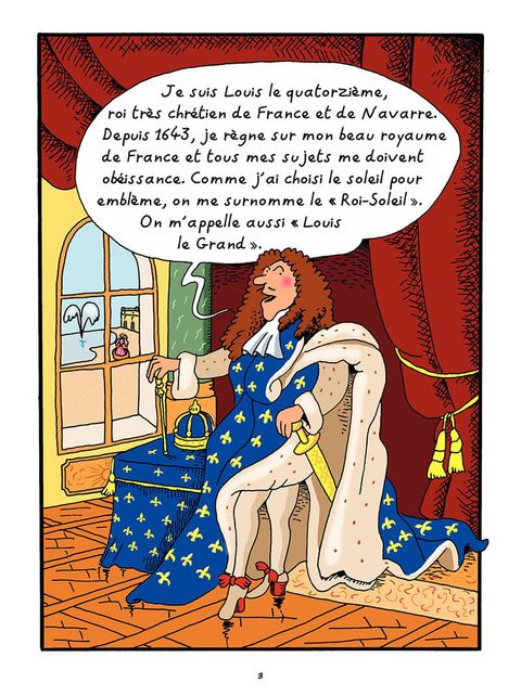 Aperçu de l'album L'Histoire de France en Bd tome 4 - Louis Xiv et Versailles