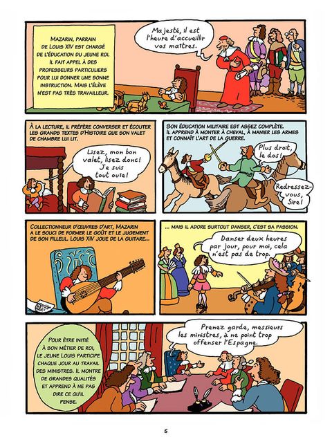 Aperçu de l'album L'Histoire de France en Bd tome 4 - Louis Xiv et Versailles