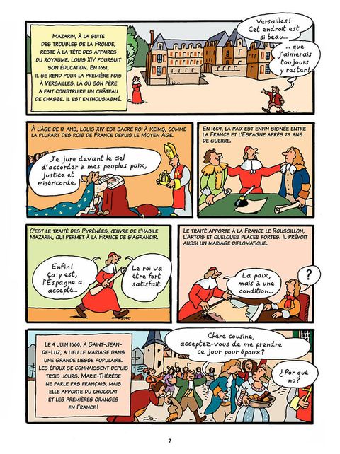 Aperçu de l'album L'Histoire de France en Bd tome 4 - Louis Xiv et Versailles