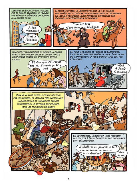 Aperçu de l'album L'Histoire de France en Bd tome 4 - Louis Xiv et Versailles