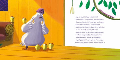Aperçu de l'album Mamie Poule raconte tome 32 - Le Mille-pattes qui cherchait ses chaussettes
