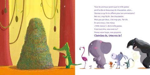 Aperçu de l'album Mamie Poule raconte tome 32 - Le Mille-pattes qui cherchait ses chaussettes