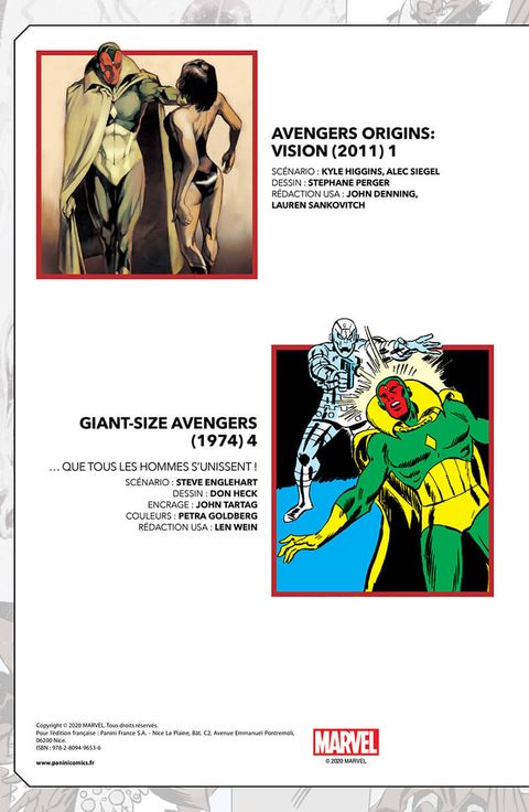Aperçu de l'album Marvel-verse - Wanda et la Vision