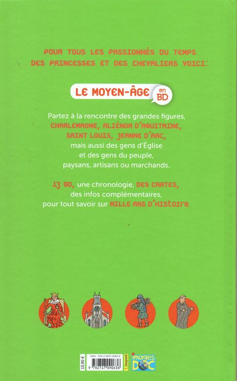 Aperçu de l'album L'Histoire de France en Bd - Le moyen âge en bd
