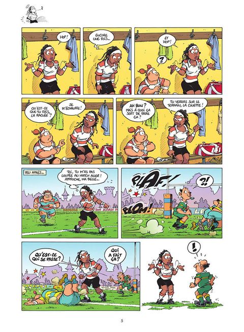 Aperçu de l'album Les Rugbymen tome 18 - Le Rugby, c'est un Sport de Gonzesses !