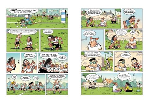 Aperçu de l'album Les Rugbymen tome 18 - Le Rugby, c'est un Sport de Gonzesses !