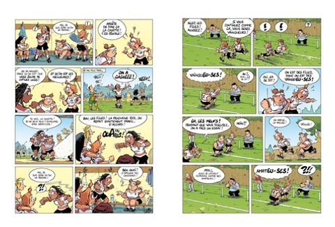 Aperçu de l'album Les Rugbymen tome 18 - Le Rugby, c'est un Sport de Gonzesses !