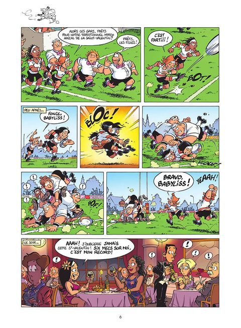 Aperçu de l'album Les Rugbymen tome 18 - Le Rugby, c'est un Sport de Gonzesses !