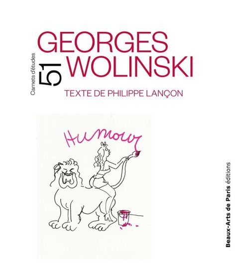 Couverture de l'album Georges Wolinski (carnets d'études n°51)