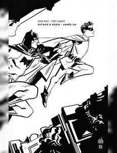 Couverture de la série Batman and Robin Année Un NB