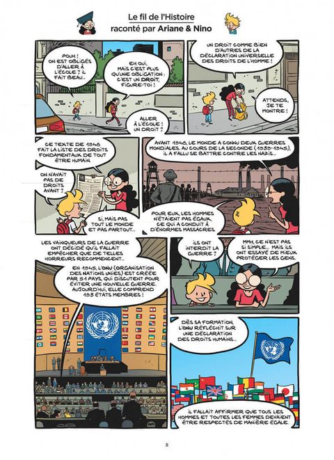 Aperçu de l'album Le Journal de Spirou (HS) tome 2019 - Spirou défenseur des droits de l'homme