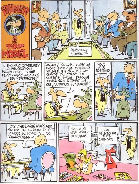 Aperçu de l'album Jack Palmer tome 11 - Le Top Model