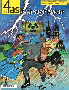 Couverture de l'album Les 4as et le Robot Vandale