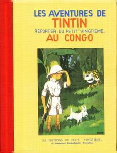 Couverture de l'album Tintin au Congo