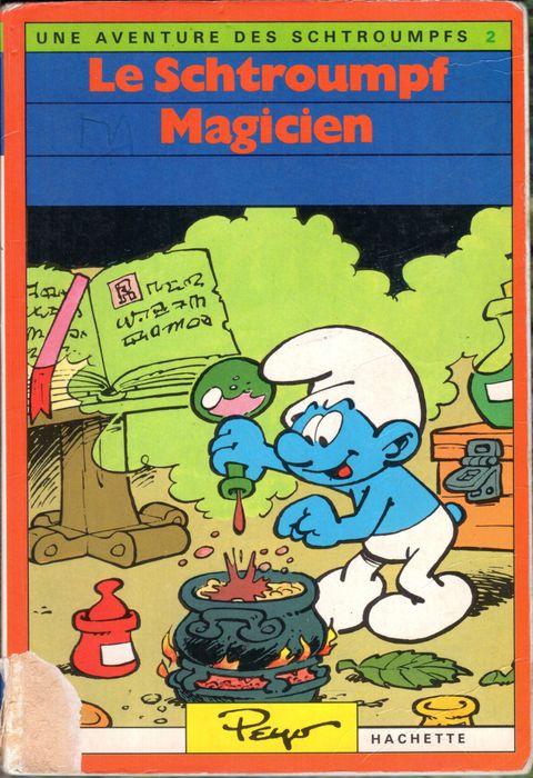 Couverture de l'album Le schtroumpf magicien