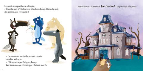 Aperçu de l'album Le loup  - Le loup qui ne croyait pas aux fantômes 
