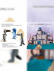 Aperçu 4 de l'album Le loup  - Le loup qui ne croyait pas aux fantômes 