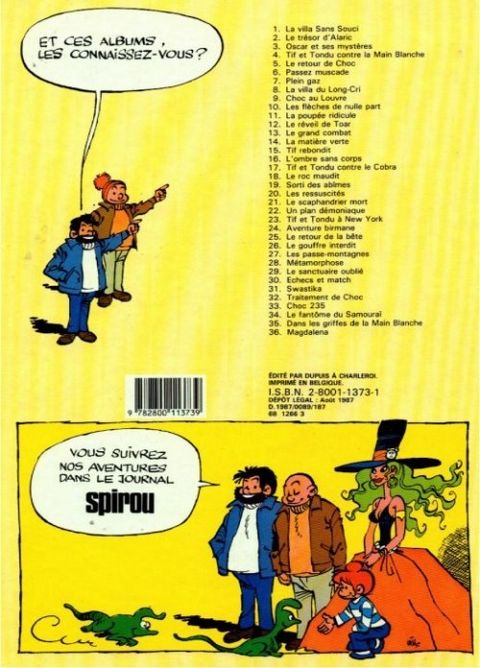 Aperçu de l'album Tif et Tondu tome 31 - Swastika