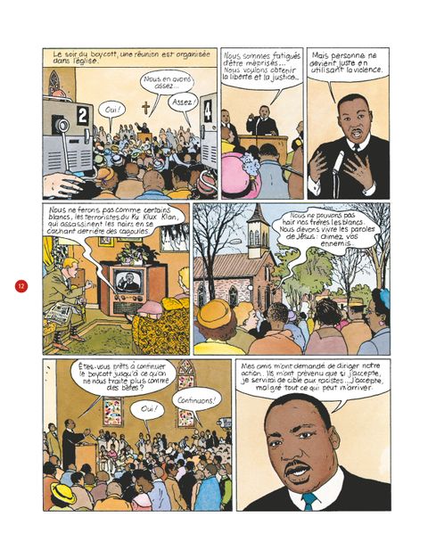 Aperçu de l'album Les Chercheurs de Dieu tome 14 - Martin Luther King en BD