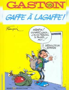 Couverture du premier album de la série Gaston Lagaffe