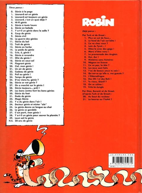 Aperçu de l'album Léonard tome 39 - Loué soit le génie