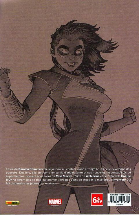 Aperçu de l'album Marvel Super-héroïnes tome 2 - Miss Marvel : Génération Y