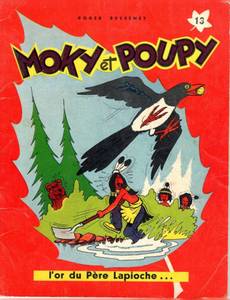 Couverture de l'album Moky et Poupy et l'or du père Lapioche