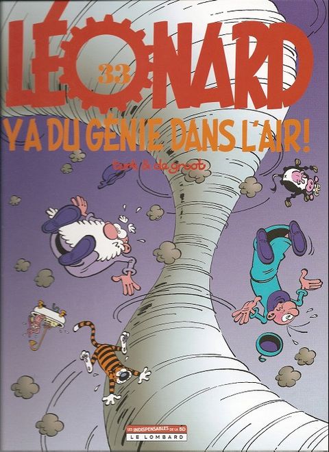 Couverture de l'album Léonard - Tome 33 - Y a du génie dans l'air !