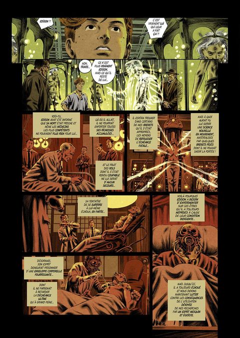 Aperçu de l'album Les trois fantômes de Tesla tome 3 - Les Héritiers du rayon