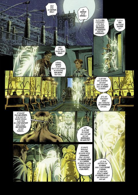 Aperçu de l'album Les trois fantômes de Tesla tome 3 - Les Héritiers du rayon