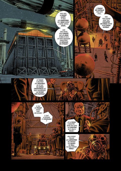 Aperçu de l'album Les trois fantômes de Tesla tome 3 - Les Héritiers du rayon