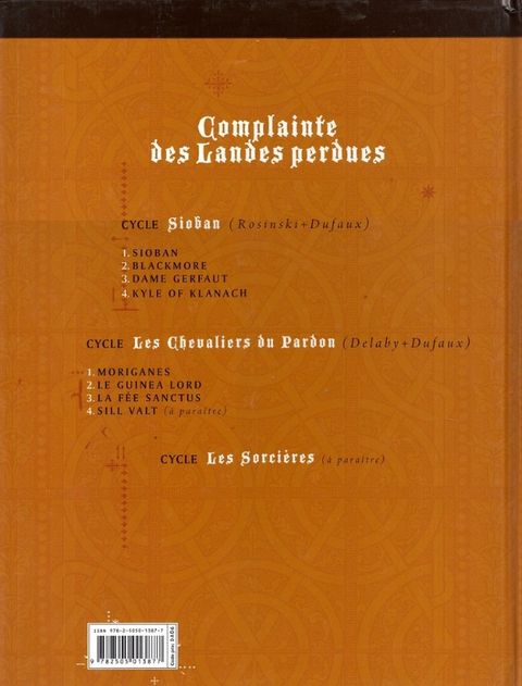 Aperçu de l'album Complainte des Landes Perdues 2 (Les chevaliers du pardon) tome 3 - La Fee Sanctus