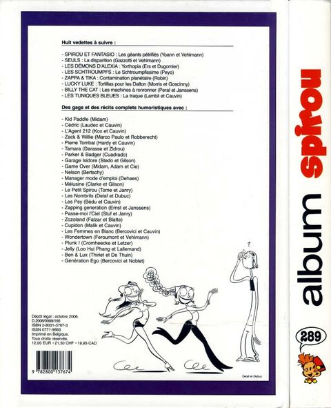 Aperçu de l'album Le Journal de Spirou (Albums) tome 289