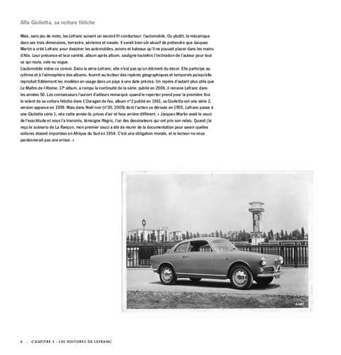 Aperçu de l'album Lefranc (Hors Série et autres) tome 2022 - Les voitures de Lefranc