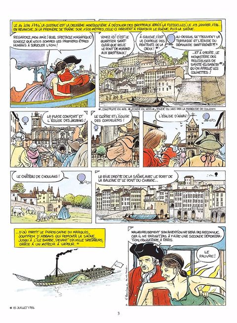 Aperçu de l'album L'Histoire de Lyon en Bd tome 2 - De la Renaissance à la Révolution