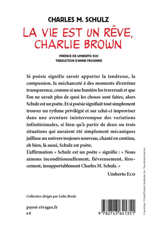 Aperçu de l'album La Vie Est un Rêve, Charlie Brown